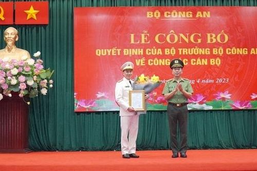 Điều động Giám đốc Công an tỉnh Phú Thọ giữ chức vụ Cục trưởng Cục Kế hoạch và Tài chính