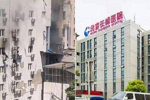 Cháy bệnh viện Trung Quốc, 21 người chết