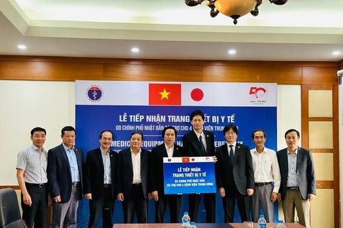 Bàn giao đợt 1 trang thiết bị y tế của Chính phủ Nhật Bản cho 4 bệnh viện Trung ương