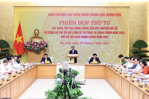 Thủ tướng chủ trì Phiên họp thứ 4 Ban Chỉ đạo cải cách hành chính