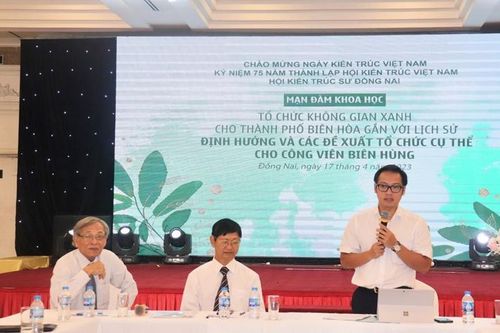 Tổ chức không gian xanh gắn liền với lịch sử cho thành phố Biên Hòa