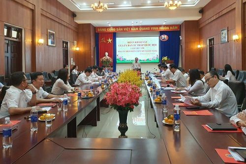 Đoàn khảo sát của UBTP Quốc hội làm việc với TAND cấp cao tại Đà Nẵng