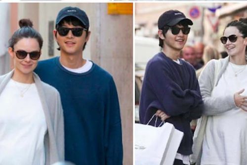 Song Joong Ki và bạn gái người Anh tình tứ dạo phố Rome
