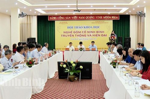 Hội thảo 'Nghề gốm cổ Ninh Bình- Truyền thống và hiện đại'