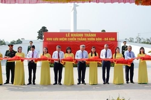 Khánh thành Khu lưu niệm chiến thắng Vườn Gòn - Đá Bàn