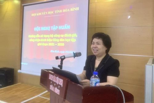 Hội Khuyến học tỉnh Hòa Bình tập huấn công tác khuyến học năm 2023