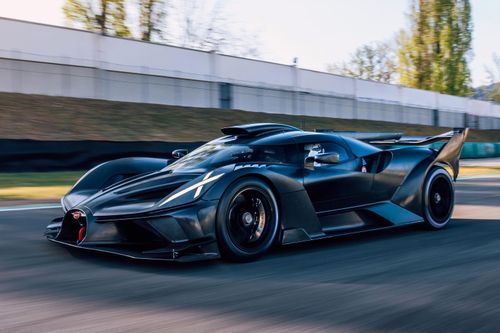 Cận cảnh Bugatti Bolide phiên bản thử nghiệm