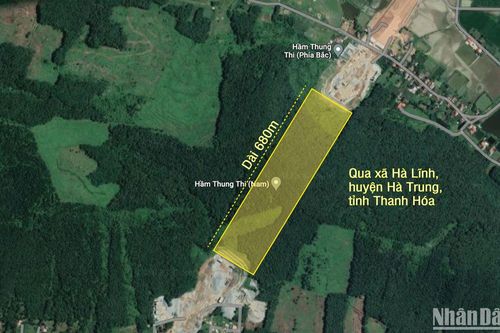 Hầm xuyên núi Thung Thi sắp thông xe