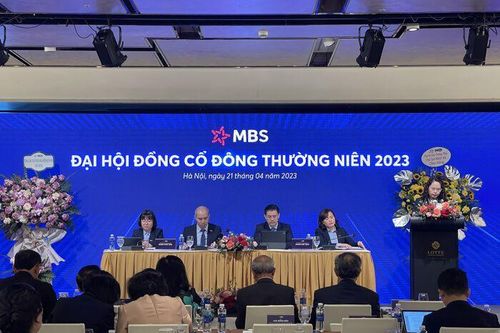 ĐHĐCĐ Chứng khoán MBS: Mục tiêu tổng doanh thu đạt 2.700 tỷ đồng, lọt top 5 thị phần môi giới