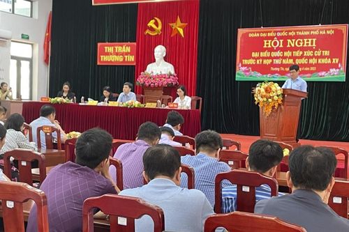 Cử tri huyện Thường Tín mong muốn xây cầu vượt bắc qua đường sắt