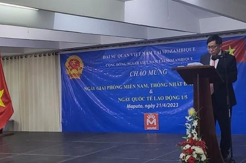 Cộng đồng người Việt tại Mozambique tưng bừng kỷ niệm Ngày 30/4 và Quốc tế lao động 1/5