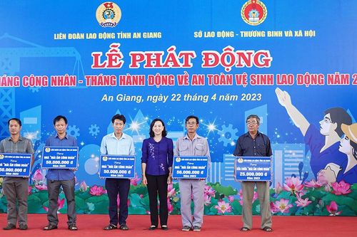 An Giang phát động Tháng Công nhân và Tháng hành động về An toàn vệ sinh lao động năm 2023