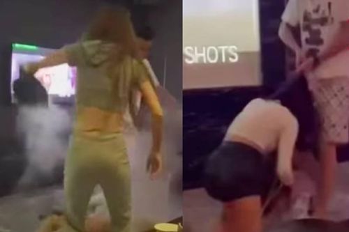 Cô gái bị đánh đập dã man trong phòng karaoke ở Đài Loan