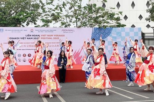 Sôi động Liên hoan Yosakoi lần đầu tiên được tổ chức tại Việt Nam