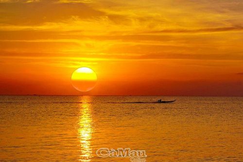 Ngắm trọn mặt trời ở Mũi Cà Mau