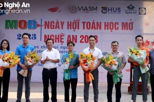 Gần 1.000 học sinh tham gia Ngày hội Toán học mở Nghệ An năm 2023