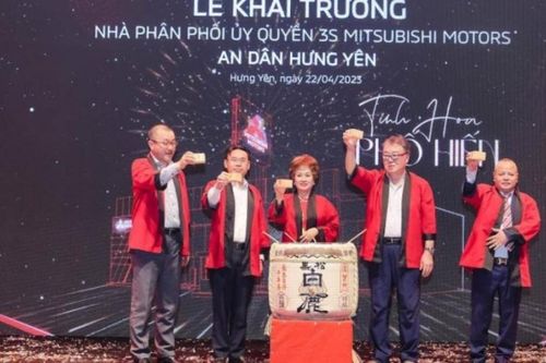 Khai trương đại lý ô tô Mitsubishi trị giá 3,5 triệu USD tại Hưng Yên