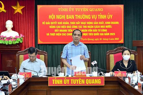 Tháo gỡ khó khăn, đẩy mạnh sản xuất kinh doanh