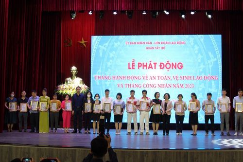 Quận Tây Hồ: Bảo đảm điều kiện làm việc an toàn cho người lao động