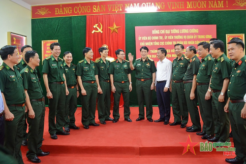 Đại tướng Lương Cường thăm và làm việc với các đơn vị Quân đội trên địa bàn huyện Mường Lát, tỉnh Thanh Hóa