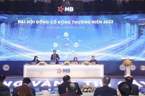 Đại hội đồng cổ đông MBB: Đang định giá ngân hàng nhận chuyển giao, hoàn thành chậm nhất vào đầu năm 2024