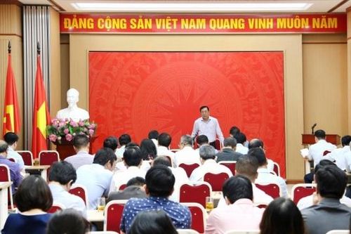 Hội nghị cán bộ chủ chốt về công tác quy hoạch cấp ủy Đảng bộ Bộ Tài chính