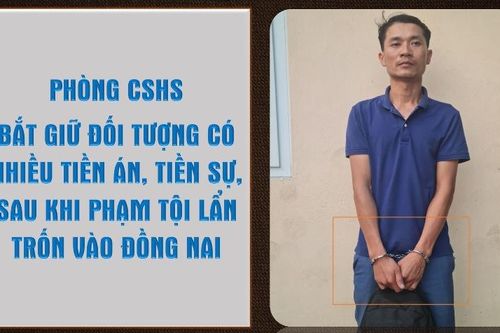 Bắt giữ đối tượng có nhiều tiền án, tiền sự
