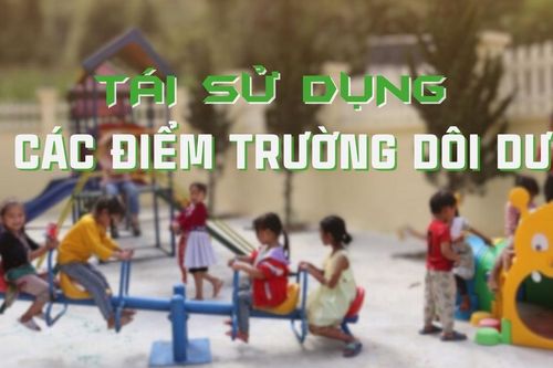 Tái sử dụng các điểm trường dôi dư
