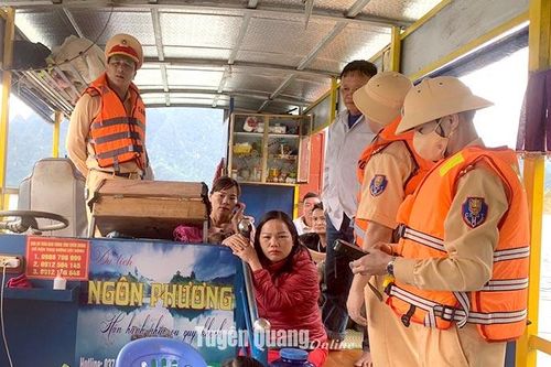 30 tàu chở khách trên lòng hồ Na Hang - Lâm Bình không có đăng kiểm