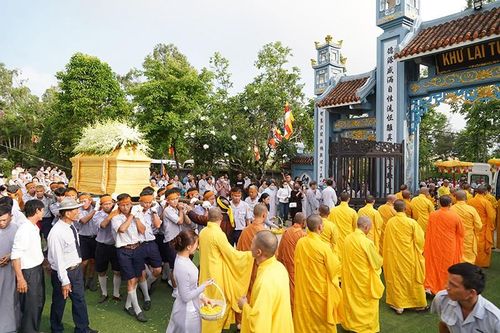 Quảng Nam: Lễ di quan, trà-tỳ Thượng tọa Thích Vân Hòa, Trưởng ban Hướng dẫn Phật tử TP.Hội An