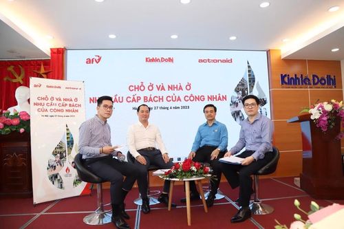 Bàn giải pháp 'Chỗ ở và nhà ở - Nhu cầu cấp bách của công nhân'