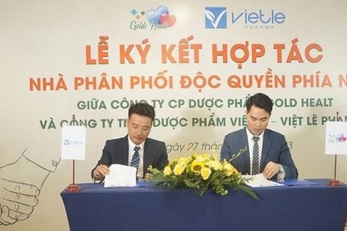Goldhealt Pharma và Việt Lê Pharma hợp tác phân phối thực phẩm bảo vệ sức khỏe