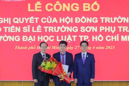 Trường Đại học Luật TP.HCM có người phụ trách mới