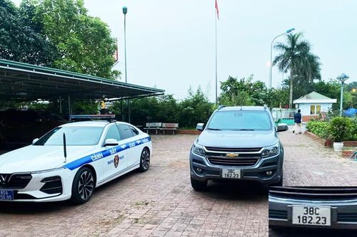 Dán băng dính, sửa biển số để 'né' camera, một tài xế Hà Tĩnh bị xử phạt