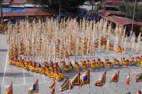Độc đáo hội kéo chữ tại Lễ hội Phủ Dầy Nam Định
