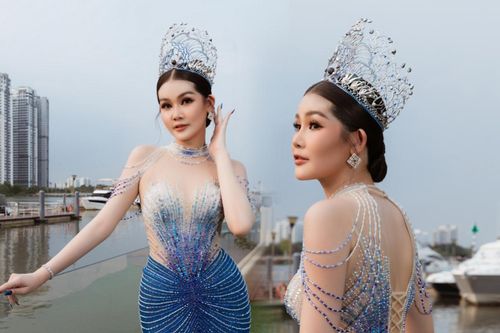 Lê Âu Ngân Anh bật khóc khi được hỏi về quá khứ lúc thi Hoa hậu Đại Dương 2017