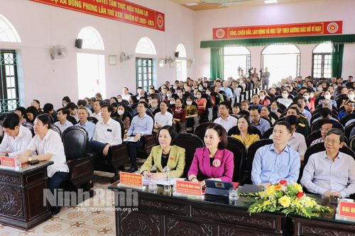 Đoàn ĐBQH tỉnh tiếp xúc cử tri huyện Nho Quan, Quân đoàn 1