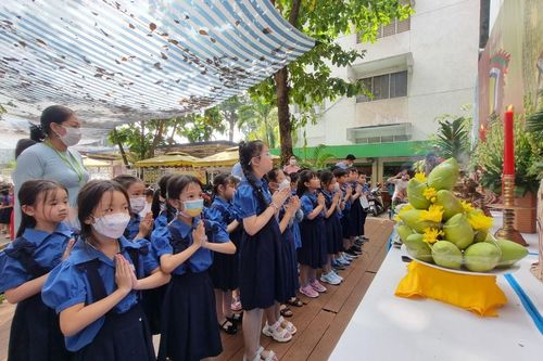 Trường học tổ chức trang trọng lễ Giỗ tổ Hùng Vương