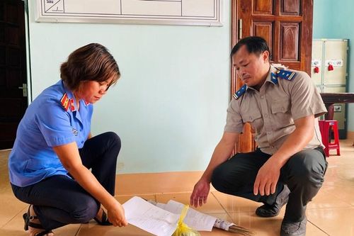 VKSND huyện Đak Pơ kiểm sát tiêu hủy vật chứng