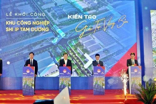 Vĩnh Phúc: Chính thức khởi công xây dựng Khu công nghiệp SHI IP Tam Dương