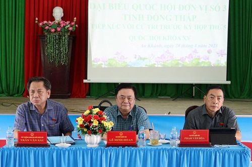 Cử tri mong muốn Quốc hội sớm thông qua dự thảo Luật Đất đai (sửa đổi)