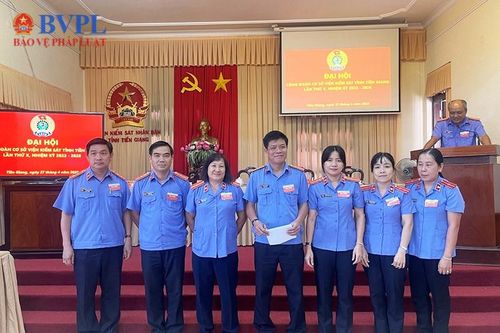 Công đoàn cơ sở VKSND tỉnh Tiền Giang tổ chức thành công đại hội nhiệm kỳ 2023 - 2028
