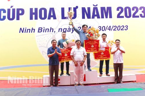Đoàn tuyển Vật dân tộc Ninh Bình giành vị trí nhất toàn đoàn tại Giải vật dân tộc toàn quốc Cúp Hoa Lư năm 2023
