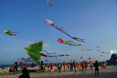 Bình Thuận: Rực rỡ lễ hội thả diều trên bãi biển tại Tp.Phan Thiết