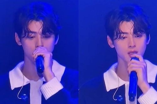 Cha Eun Woo khóc trên sân khấu không còn Moonbin