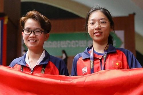 Bộ đôi kỳ thủ Việt Nam sở hữu HCV đầu tiên ở SEA Games 32
