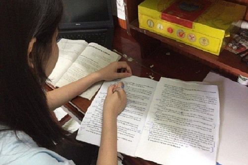 Học sinh cuối cấp tận dụng kỳ nghỉ lễ để ôn thi