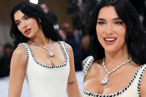 Câu chuyện đằng sau chiếc vòng cổ trị giá hàng chục triệu đô của Dua Lipa trên thảm đỏ Met Gala 2023
