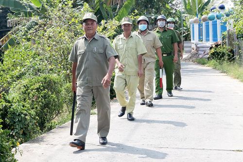Các Đội dân phòng ấp góp phần đem lại bình yên