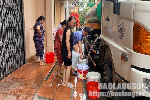 Thành phố Lạng Sơn: Một số khu dân cư thiếu nước sinh hoạt
